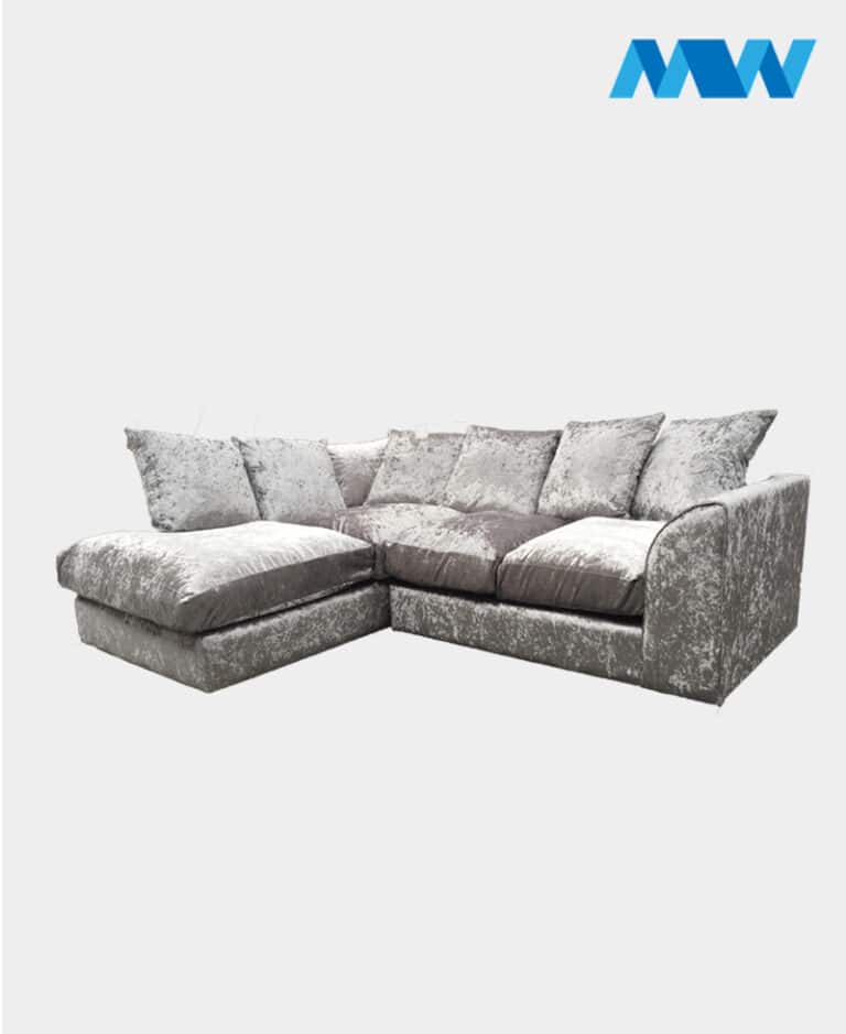 Byron Crush Velvet Corner Sofa The Magic Woods